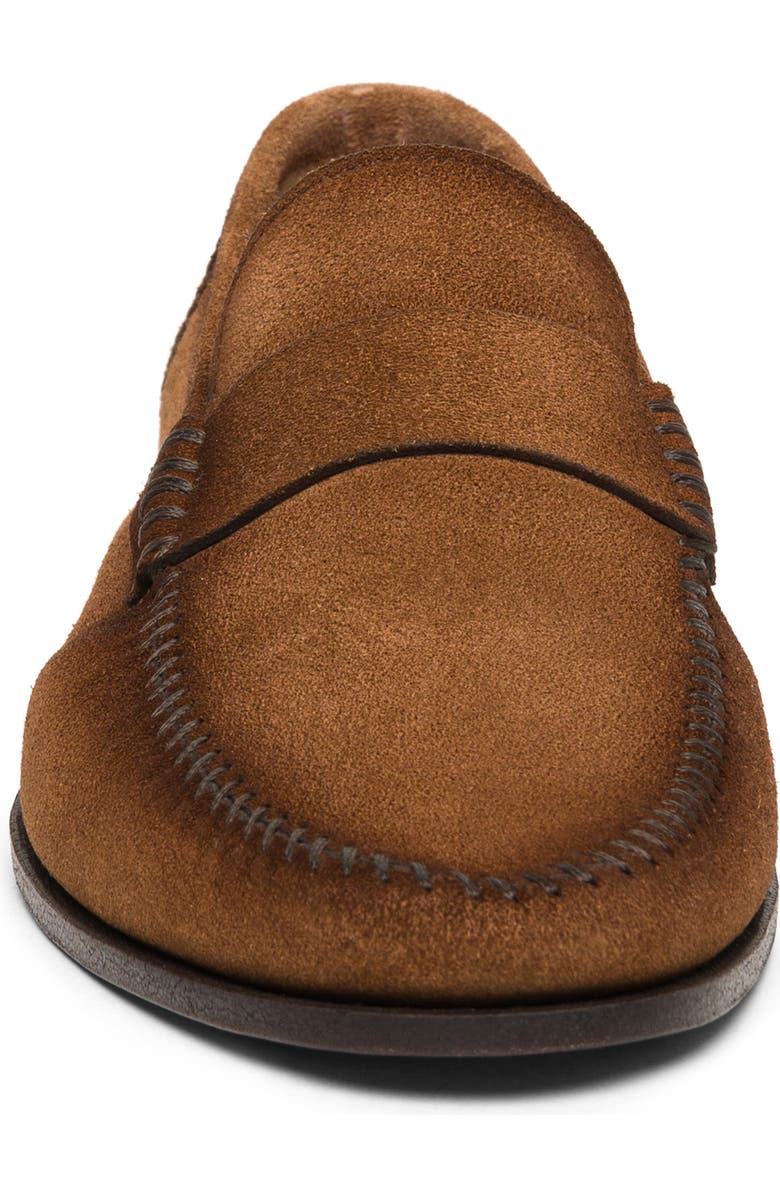 Santoni Paine Loafer, Alternate, color, Brown