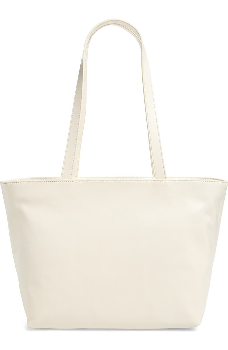 Alexander Wang Medium Punch Leather Tote Bag, Alternate, color, Vanilla
