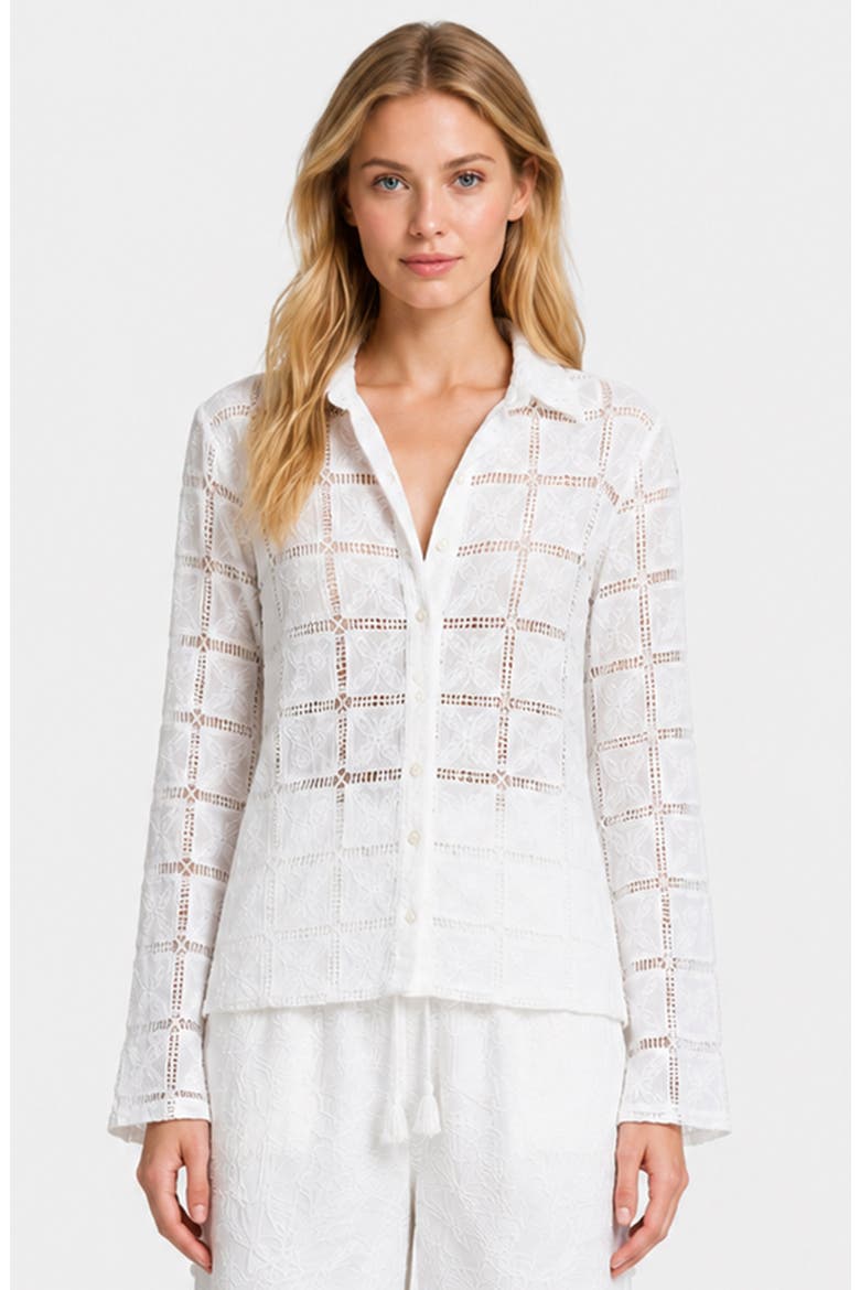 Alicia Shirt, Main, color, Ivory
