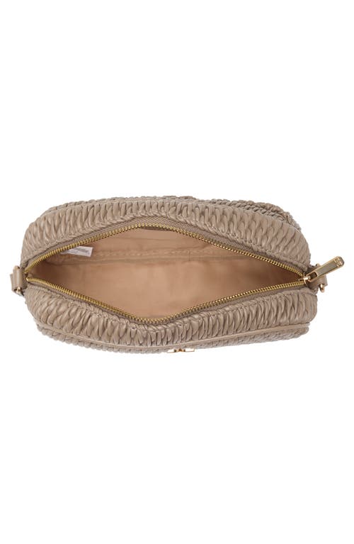Sam Edelman Julia Quilted Camera Bag In Taupe