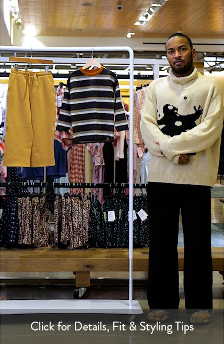 Kids' Stripe Crewneck Shirt & Sweatpants Set, sales video thumbnail