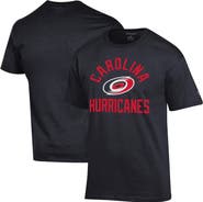 Champion Men's Champion Black Carolina Hurricanes Primary Logo Jersey T-Shirt
