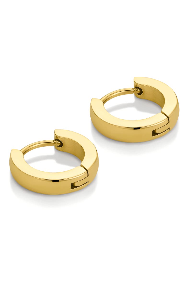 D.LOUISE Mini Clicker Hoop Earrings, Alternate, color, Gold