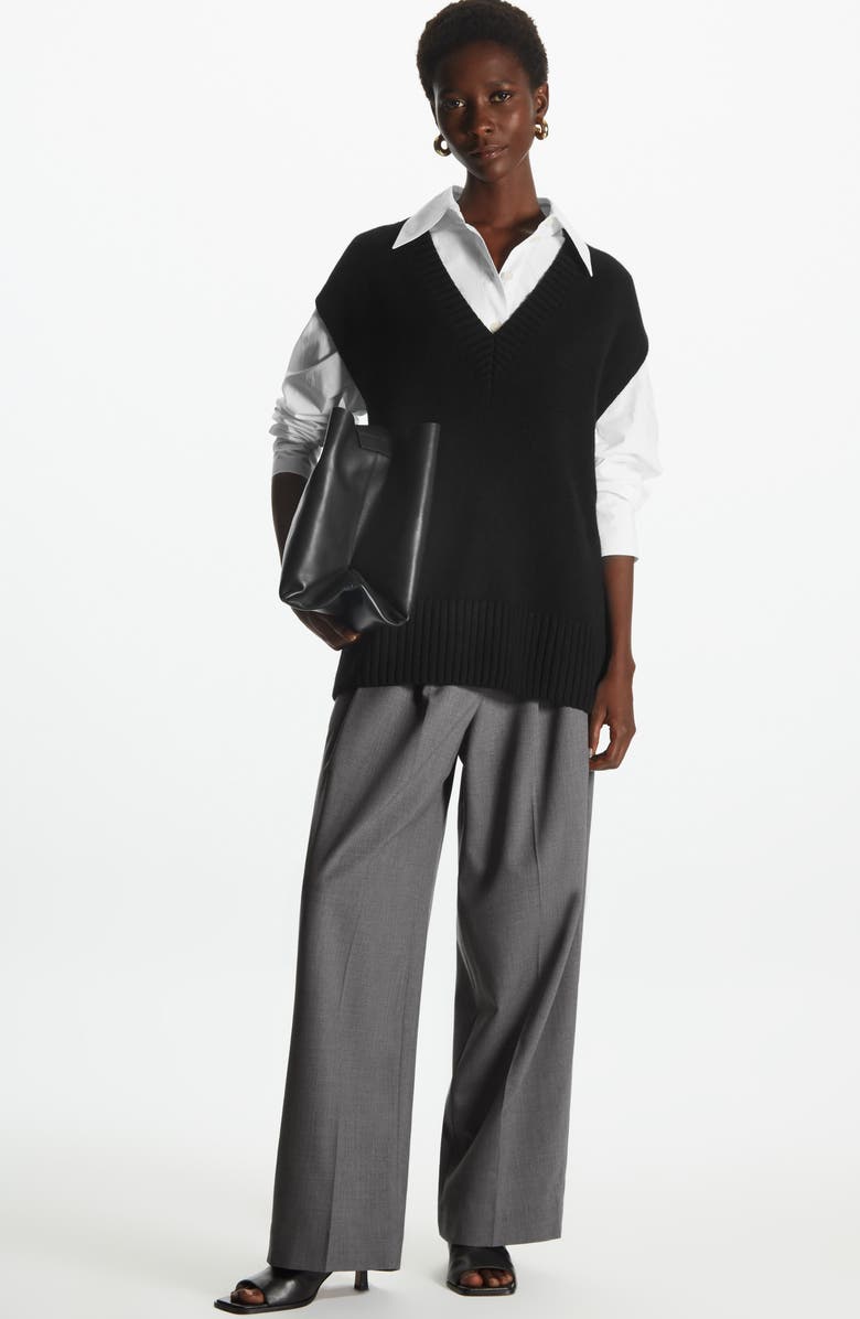 COS Cashmere Sweater Vest, Alternate, color,