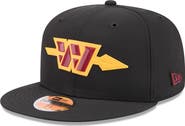 New Era Men's New Era Black Washington Commanders 2026 Sideline Alternate 59FIFTY Fitted Hat