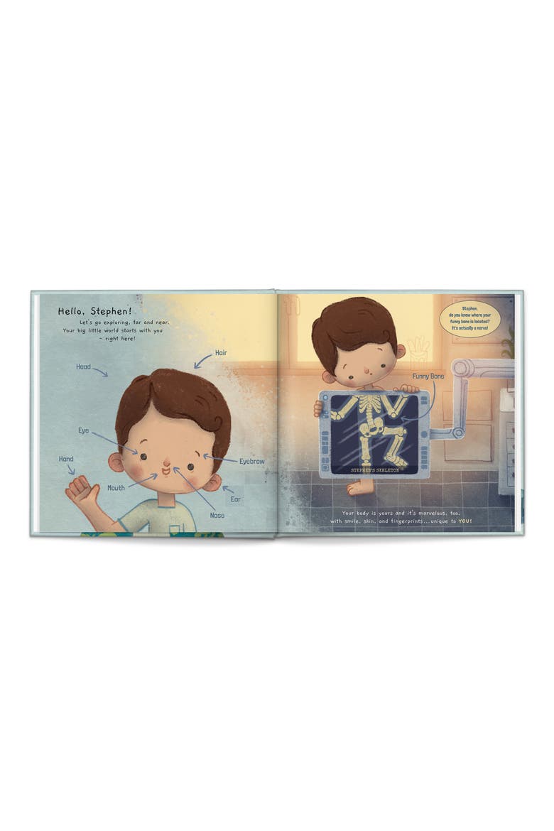 Short Hair Big Little World Personalized Book, Alternate, color, MULTI