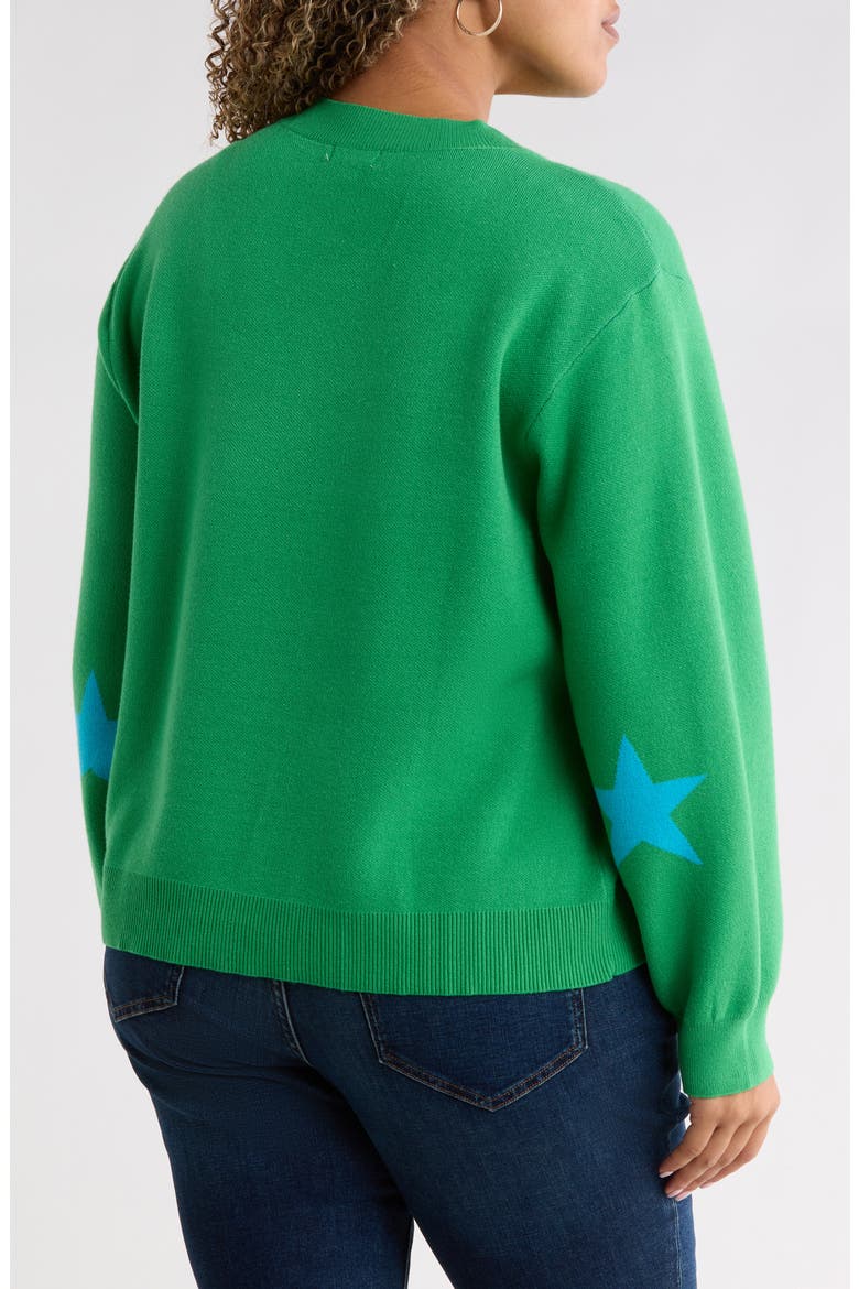 Tavi Star Pullover Sweater, Alternate, color, KELLY-MULTI