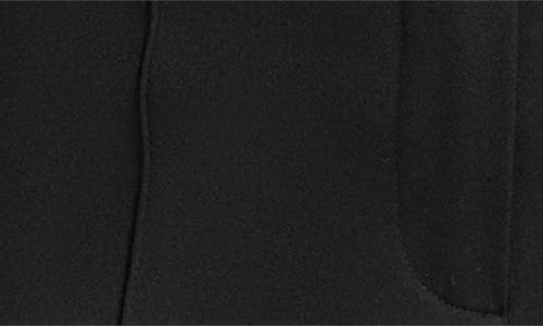 Dkny Faux Leather Trim Skinny Pants In Black