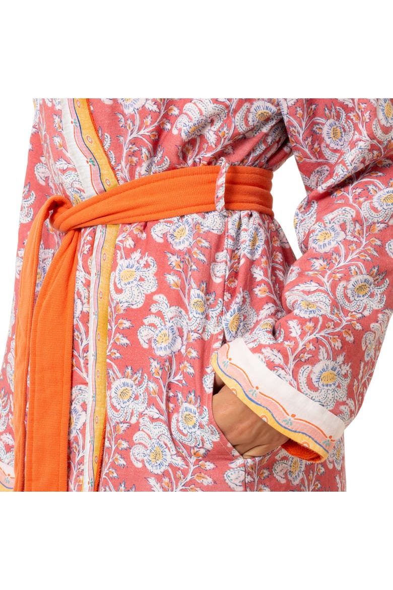 Tabea Kaftan Collar Muslin Luxe Comfort, Alternate, color, Multicolor