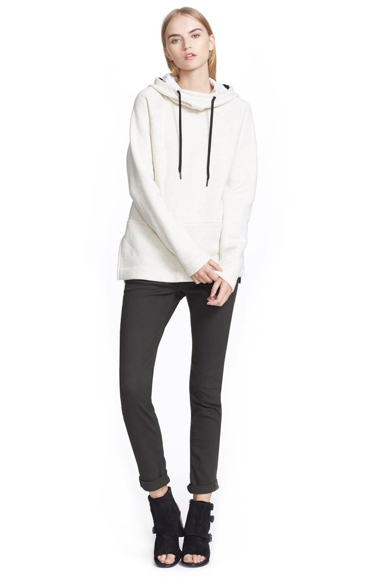 The Dre Slim Fit Boyfriend Jeans, Alternate, color, AGED DARK OLIVE