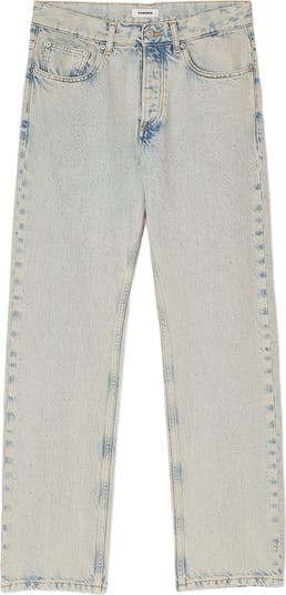 Regular faded jeans