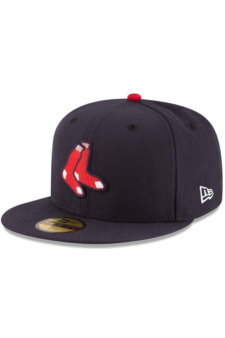 Men's New Era Navy Boston Red Sox Alternate Authentic Collection On-Field 59FIFTY Fitted Hat, Main, color, NAVY