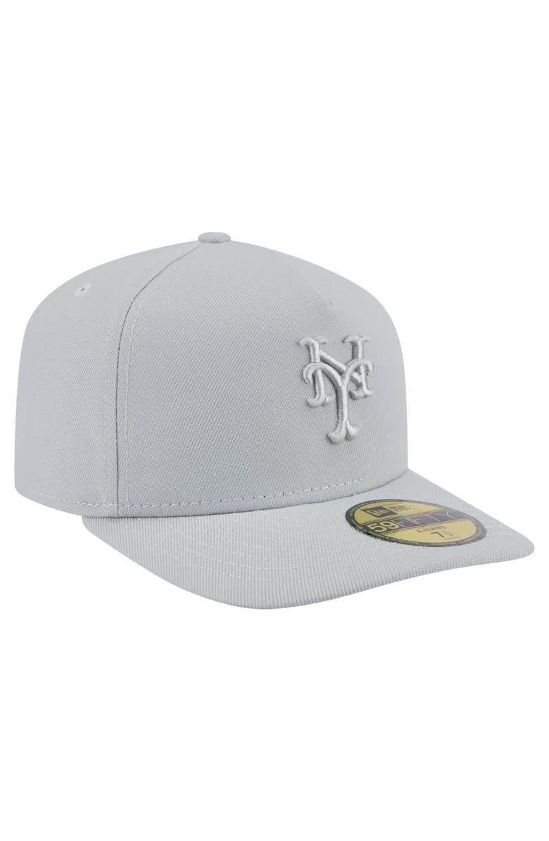 New Era Men's New Era  Gray New York Mets Colorpack 59FIFTY Fitted Hat, Alternate, color, 