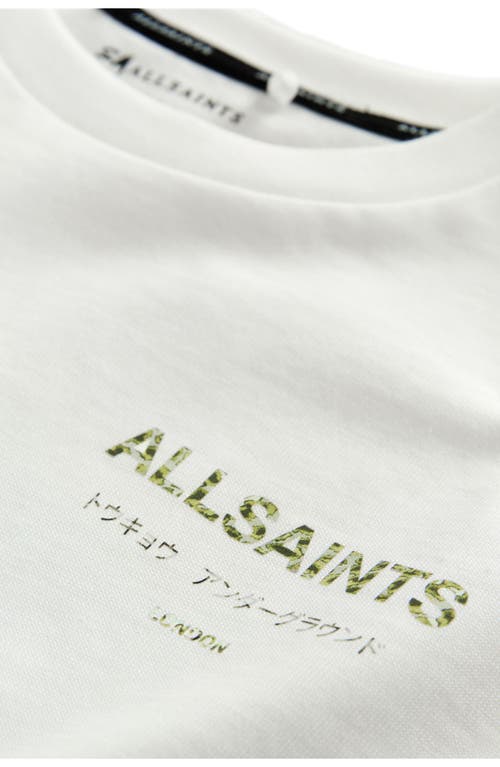 Smallsaints By Allsaints Kids' Camo Underground Cotton Graphic T-shirt In White