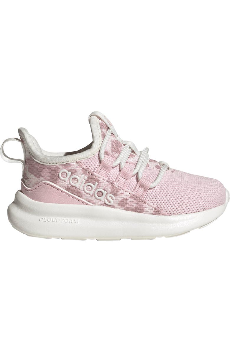 adidas Kids' Lite Racer Adapt 8.0 Sneaker, Alternate, color, White/ Pink/ Clear Pink