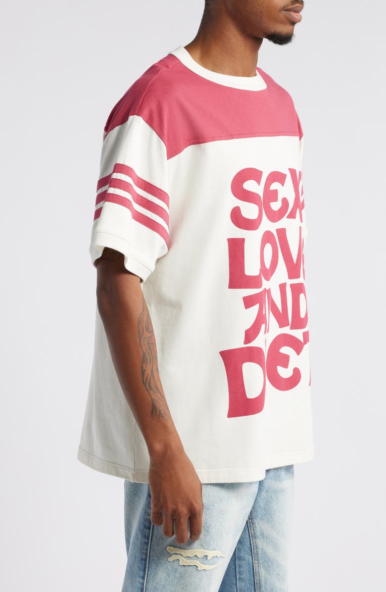 DIET STARTS MONDAY SLD Retro Colorblock Graphic T-Shirt, Alternate, color, 