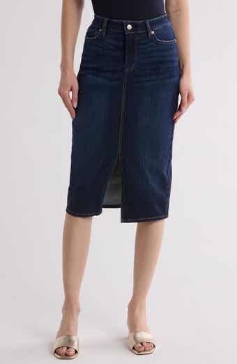 7 For All Mankind Pencil Denim Skirt