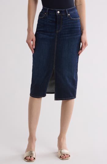7 FOR ALL MANKIND 7 FOR ALL MANKIND PENCIL DENIM SKIRT