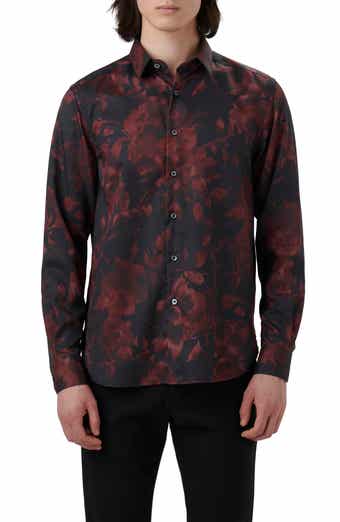 Julian Floral Print Button-Up Shirt