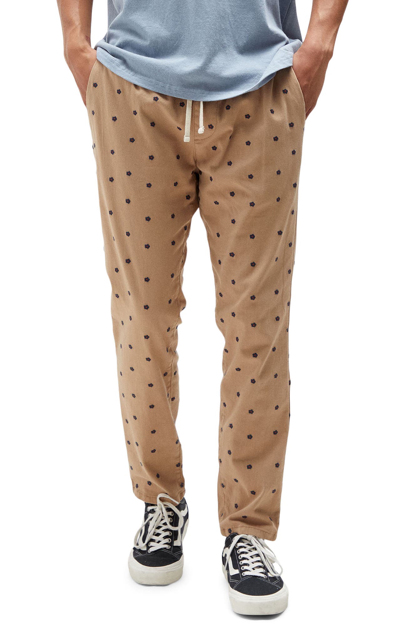 PacSun Kade Embroidered Flower Trousers (Men) | Nordstromrack