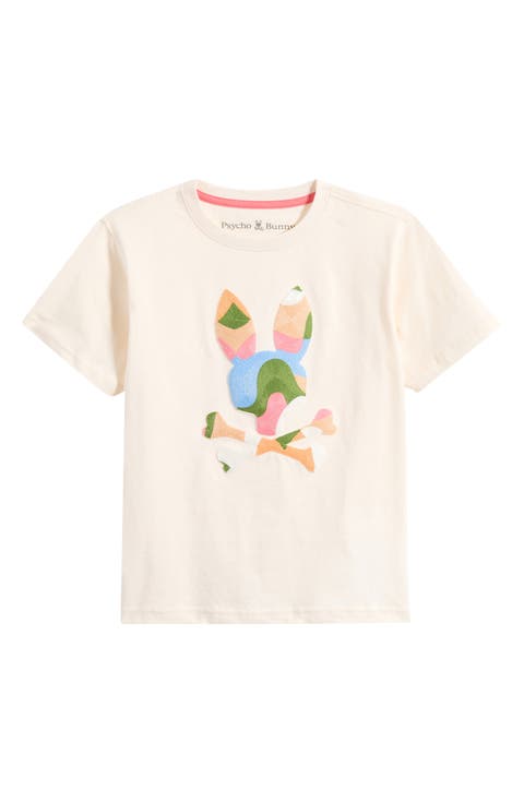 Kids' Ara Bunny Patch Cotton T-Shirt (Big Kid)