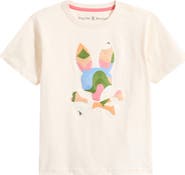 Psycho Bunny Kids' Ara Bunny Patch Cotton T-Shirt