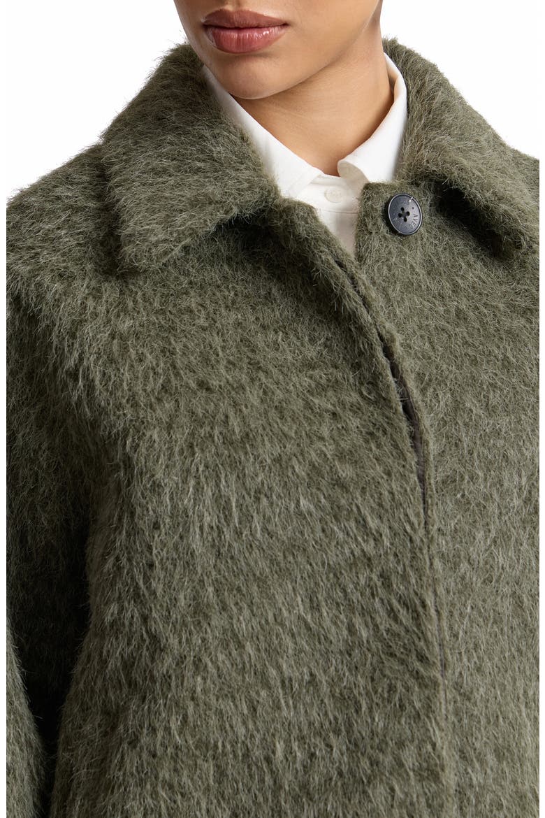 Crop Woolly Jacket, Alternate, color, BASIL