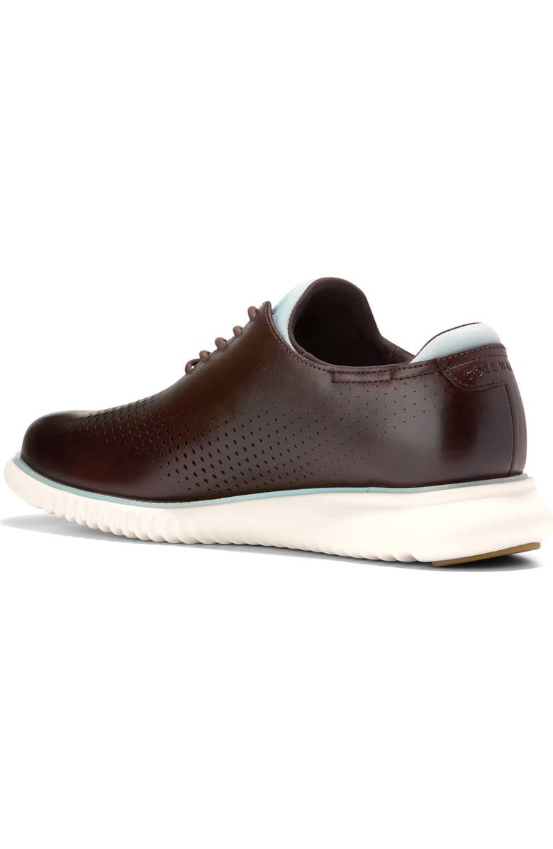 Cole Haan 2.ZeroGrand Laser Wing Derby, Alternate, color, Madeira / Cloud Blue / Ivory