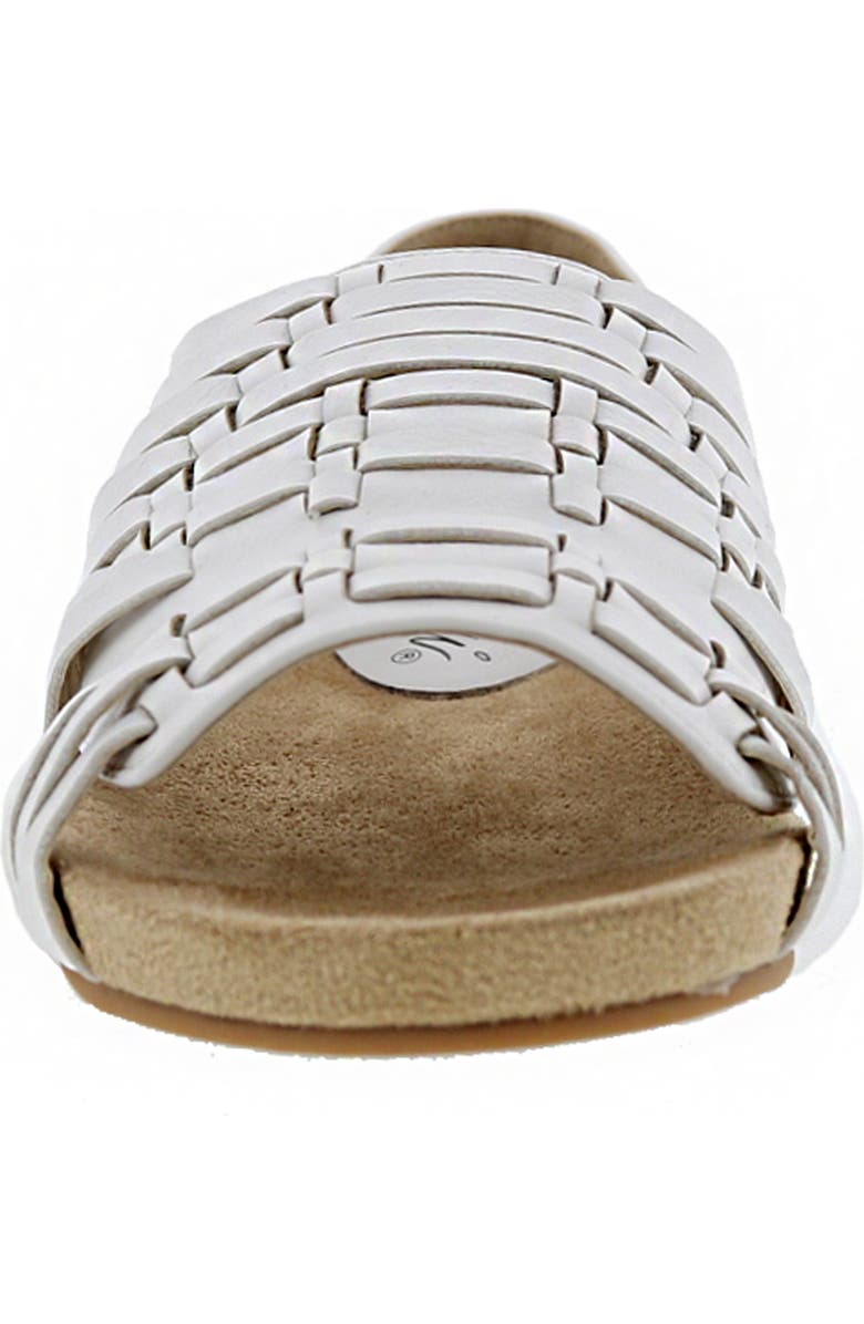 BELLINI Woven Flat Sandal, Alternate, color, White