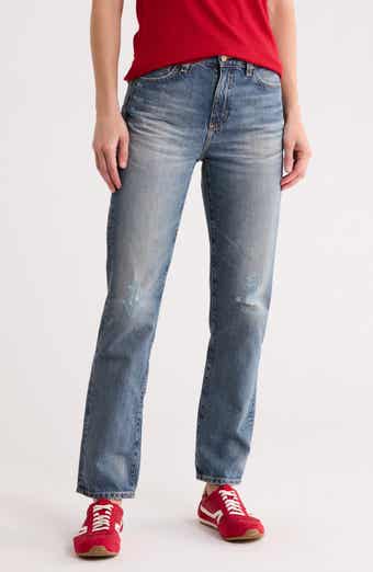 AG Saige High Waist Straight Leg Jeans