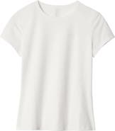 Other Stories Embroidered Stretch Cotton T-Shirt