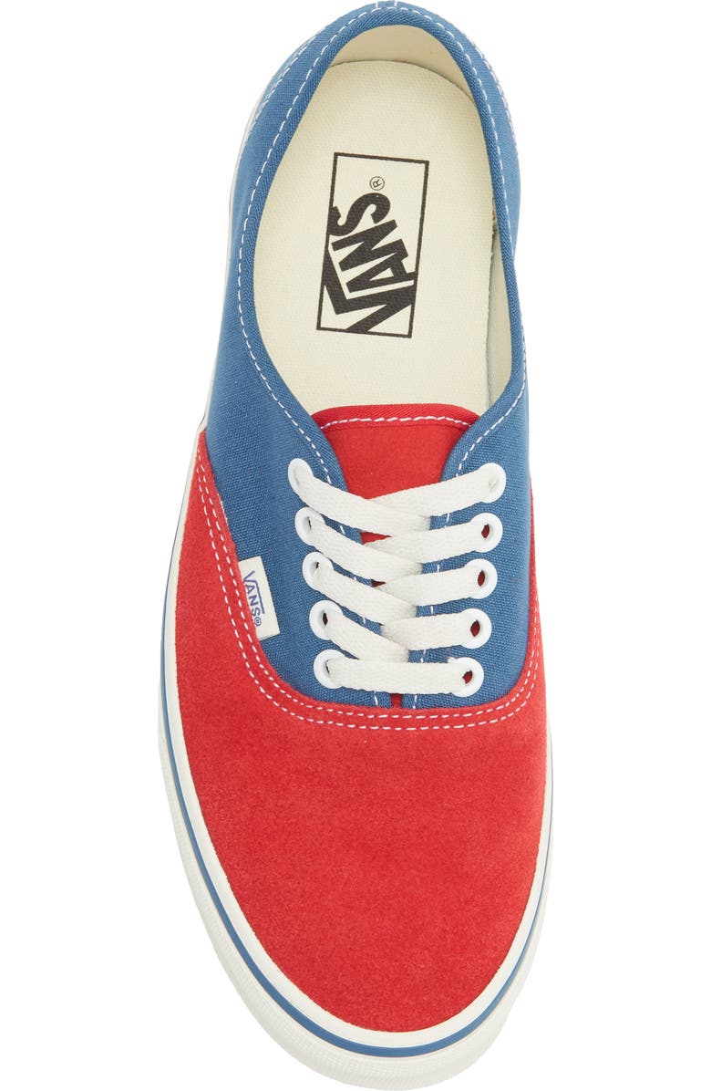 Vans Authentic Low Top Sneaker, Alternate, color, Primary Racing Red
