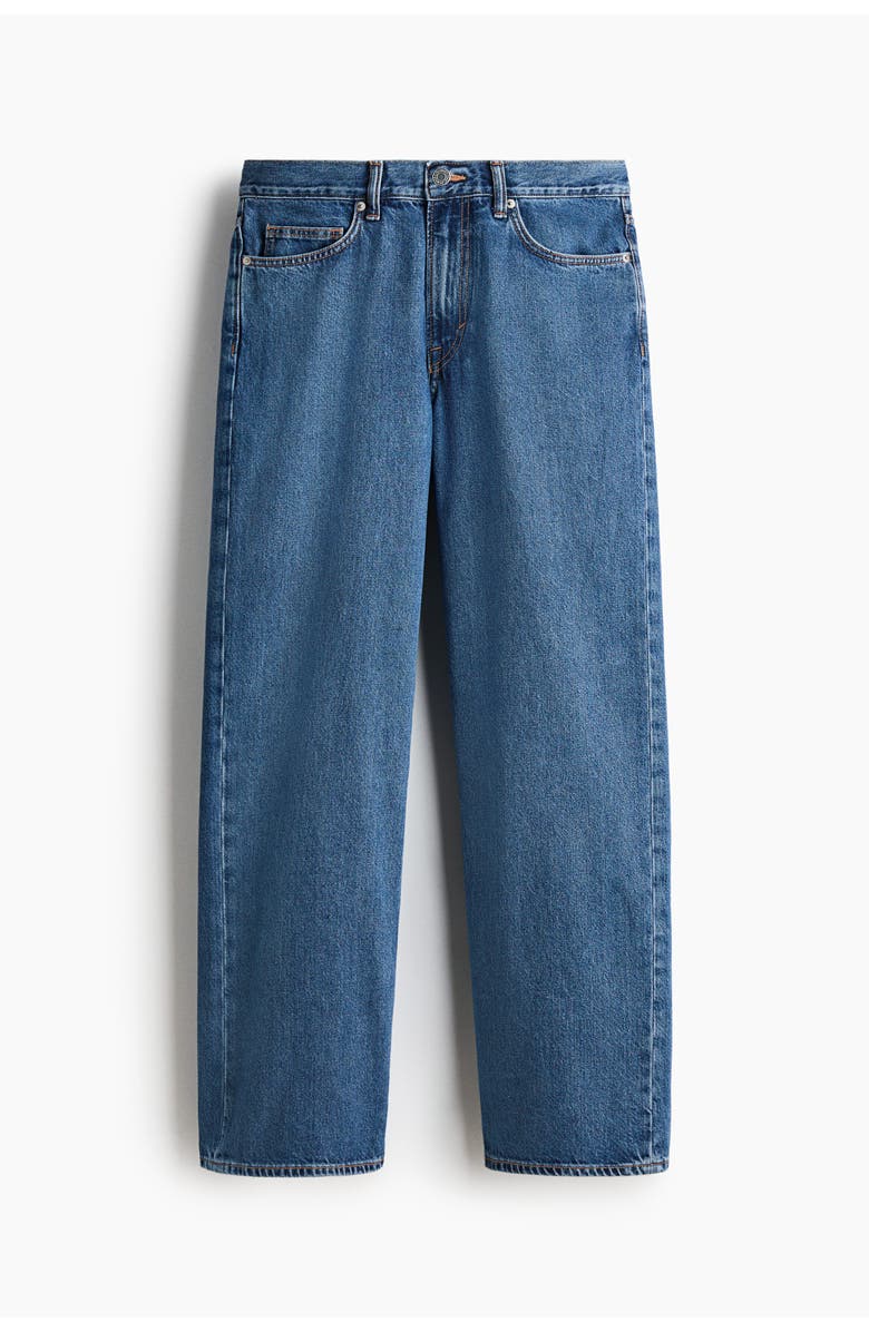 H&M Relaxed Jeans, Alternate, color, Denim Blue