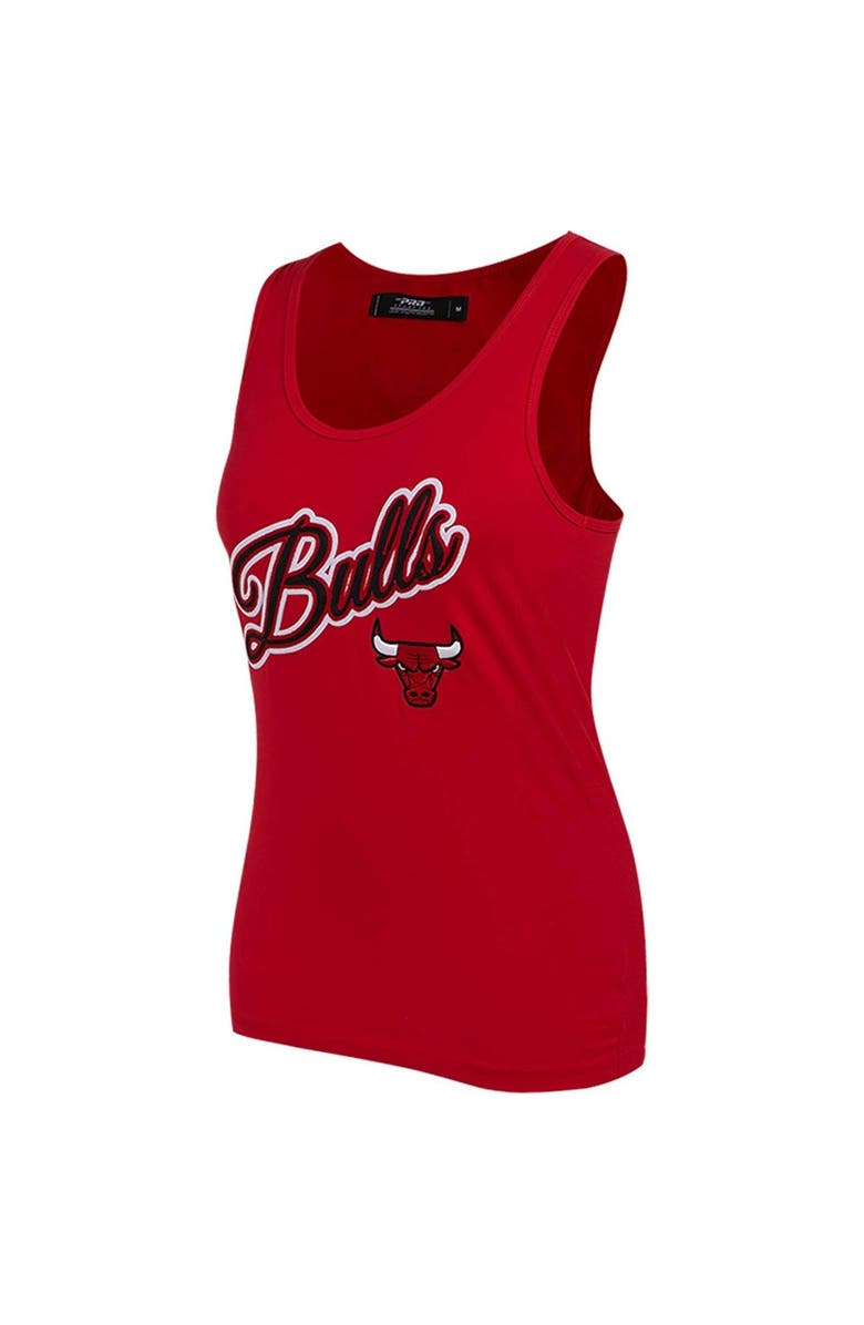 PRO STANDARD Women's Pro Standard  Red Chicago Bulls Script Tank Top, Alternate, color, Red