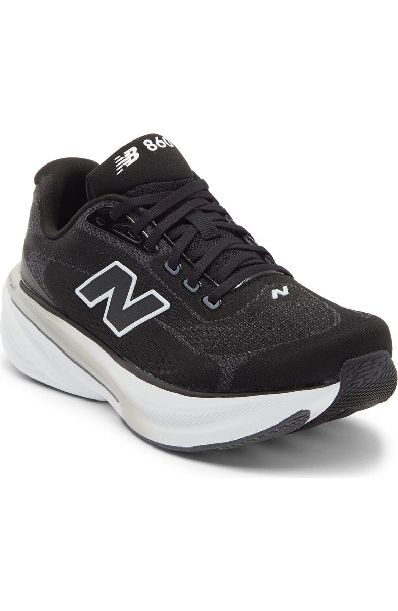 New Balance Fresh Foam X 860 v14 Running Shoe, Main, color, Black/ Nb 103 White