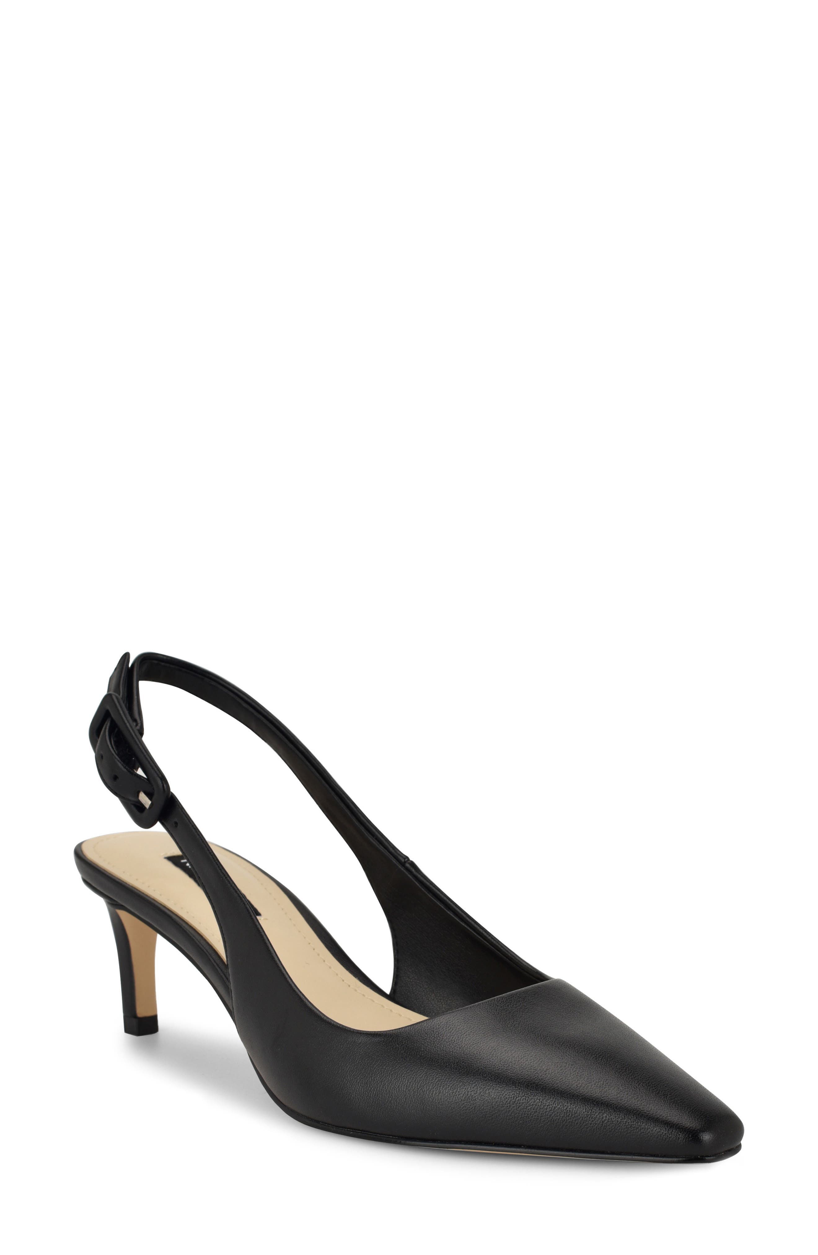 Nine West Yurri Pointed Toe Slingback Pump, Main, color, 