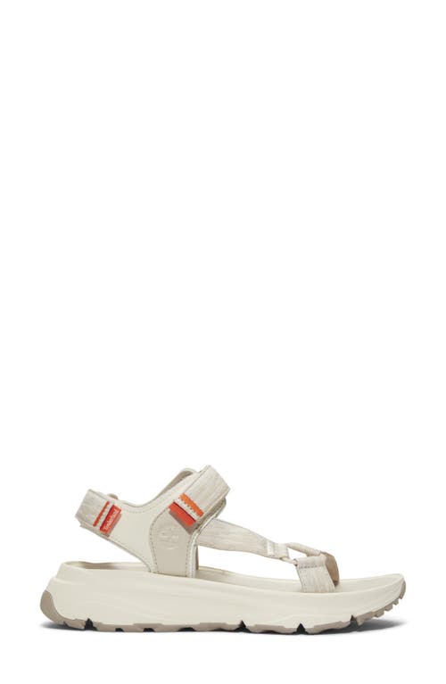 Timberland Motion Dune Sandal In White Webbing