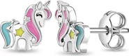 In Season Jewelry Miss Unicorn Earrings