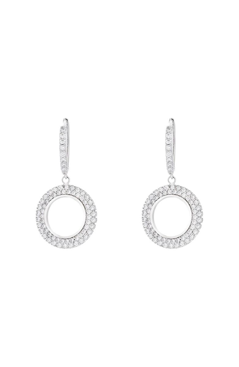 Hollywood Sensation Amelia Cubic Zirconia Dangle Earrings, Main, color,