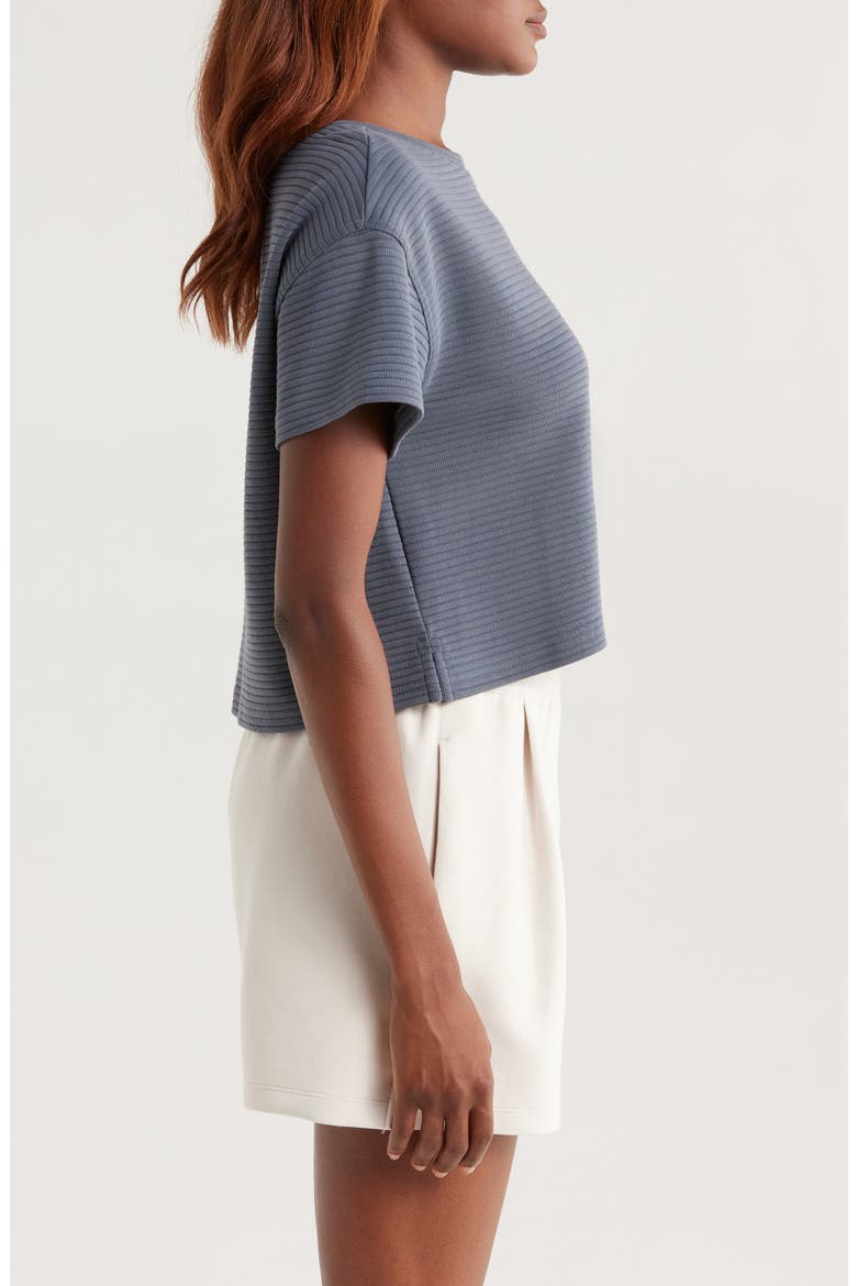 Charter Cruise Boxy Ottoman Knit Top, Alternate, color, OMBRE BLUE