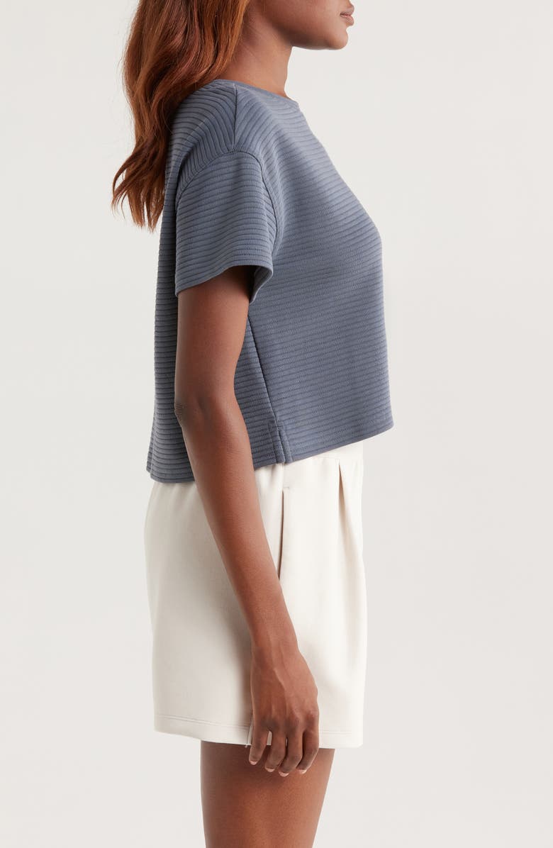 TravisMathew Charter Cruise Boxy Ottoman Knit Top, Alternate, color, Ombre Blue