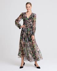 Really Wild Clothing Nina V-Neck Maxi Dress