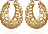 Vince Camuto 30mm Openwork Hoop Earrings