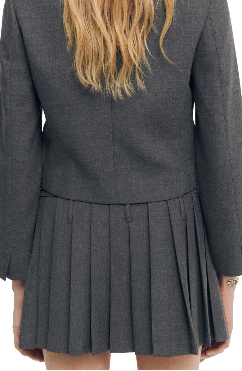 MANGO Pleated Miniskirt, Alternate, color,