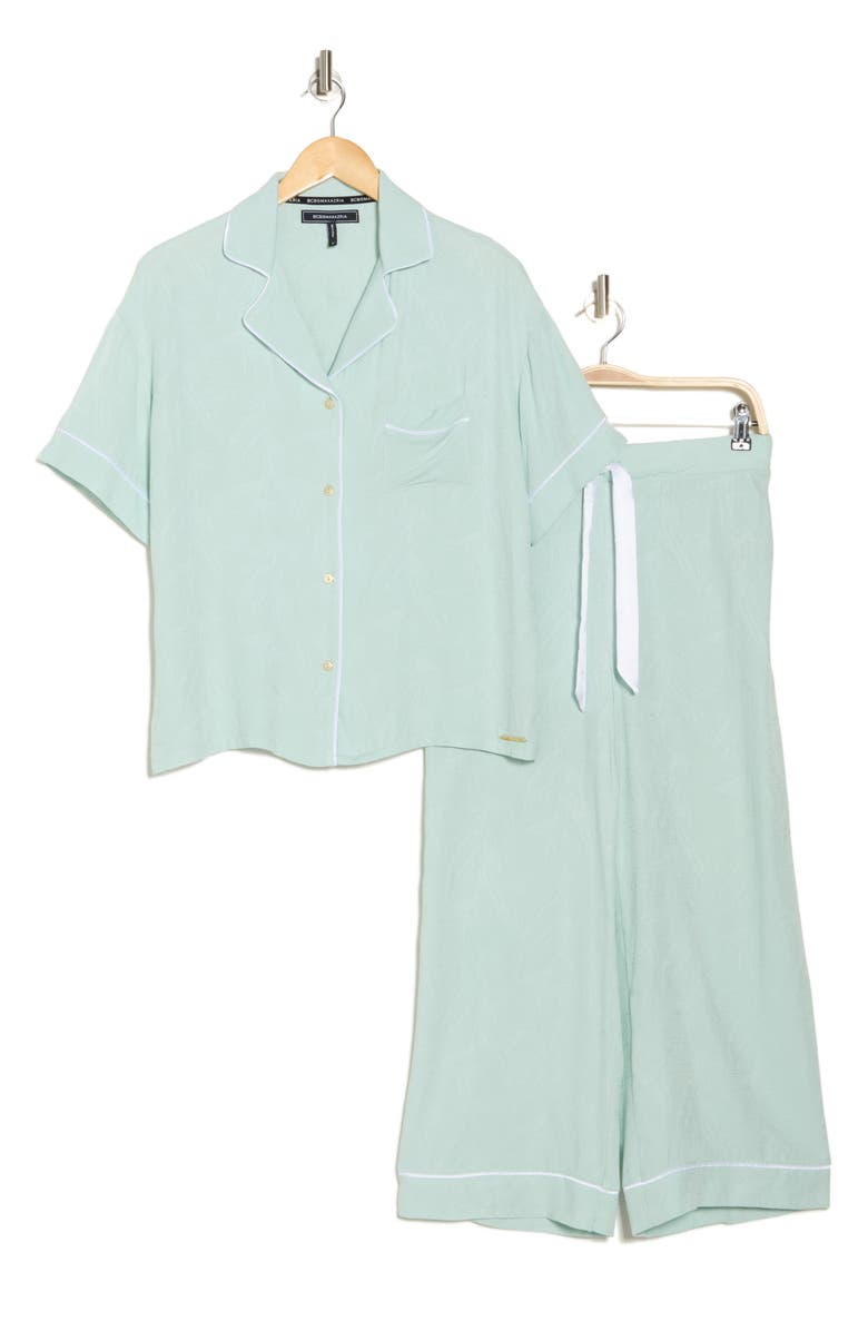 BCBG Jacquard Long Pajamas, Alternate, color,