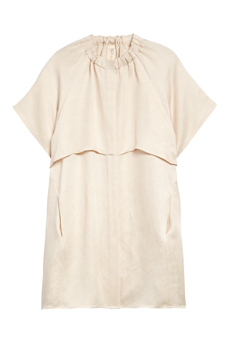 Zero + Maria Corniejo Ollie Puff Sleeve Top, Main, color, GREIGE