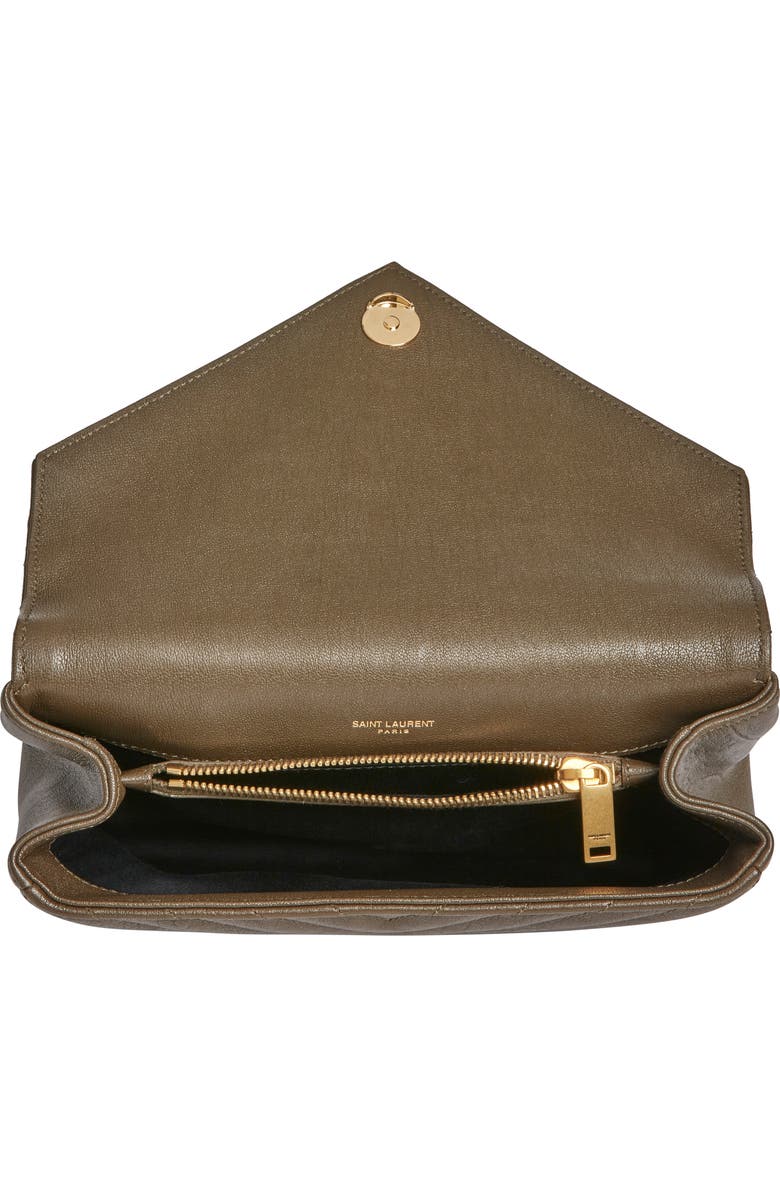 Saint Laurent Medium College Matelassé Leather Shoulder Bag, Alternate, color,