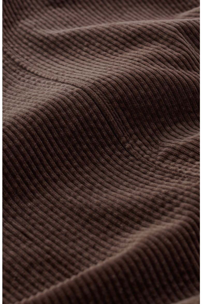Window Wren Organic Cotton Corduroy Midi Skirt, Alternate, color, BURNT WOOD