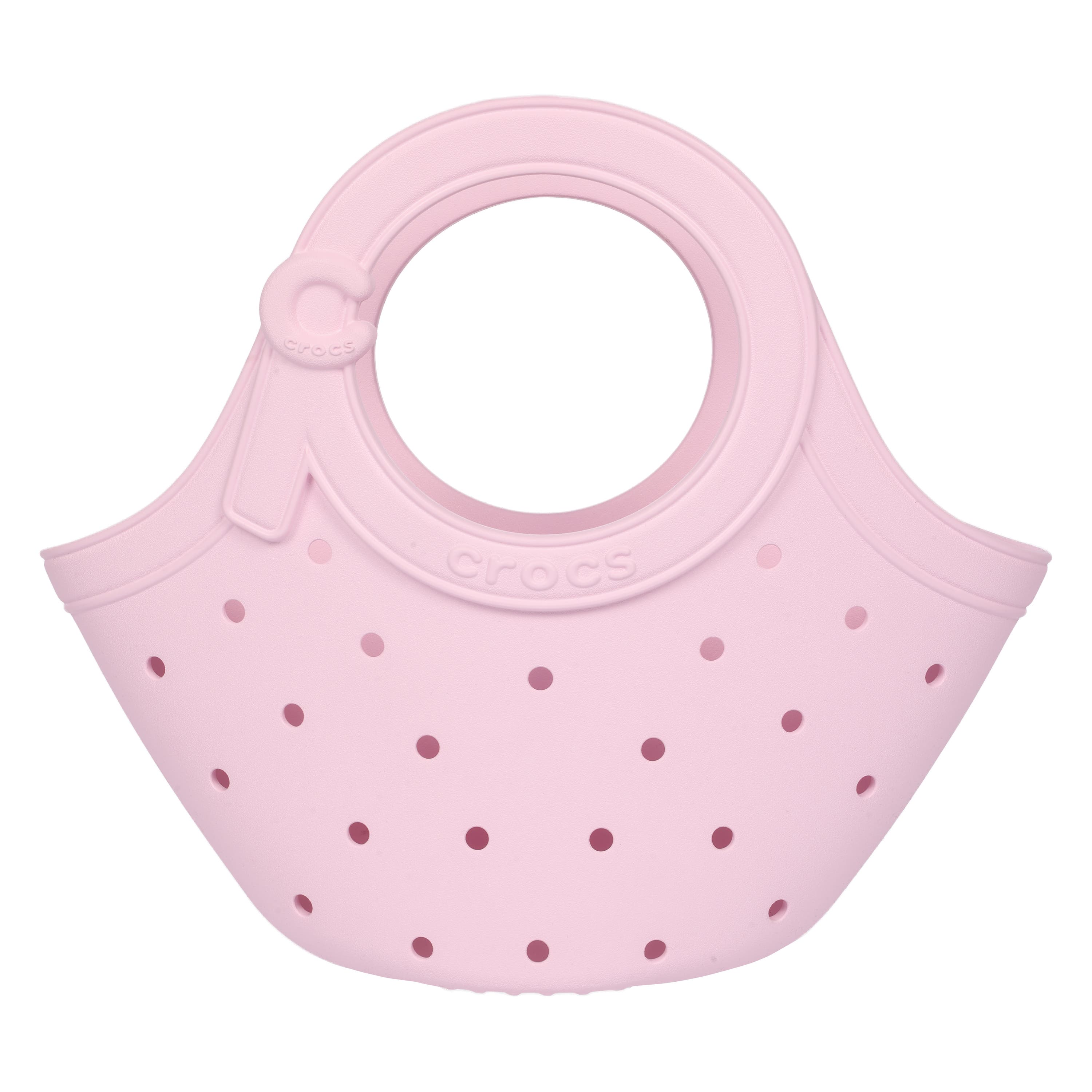 Medium EVA Tote Bag with Round Handle & Soft Touch Buckle, Main, color, PINK MILK