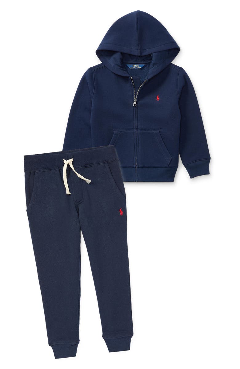 Polo Ralph Lauren Kids' Fleece Joggers, Alternate, color, Navy